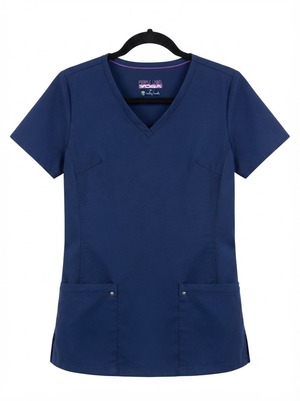 Healing Hands Purple Label Yoga Women's Scrub Top Style 2245 Size Small